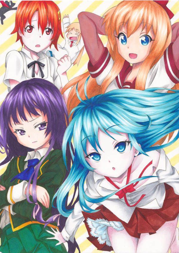 アニメキャラの詰め合わせ