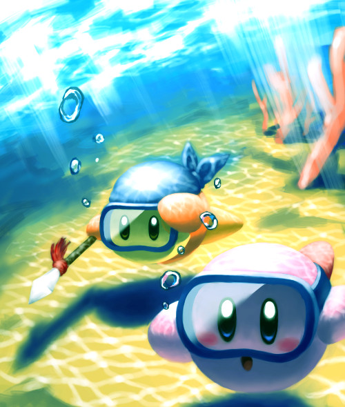 海の中