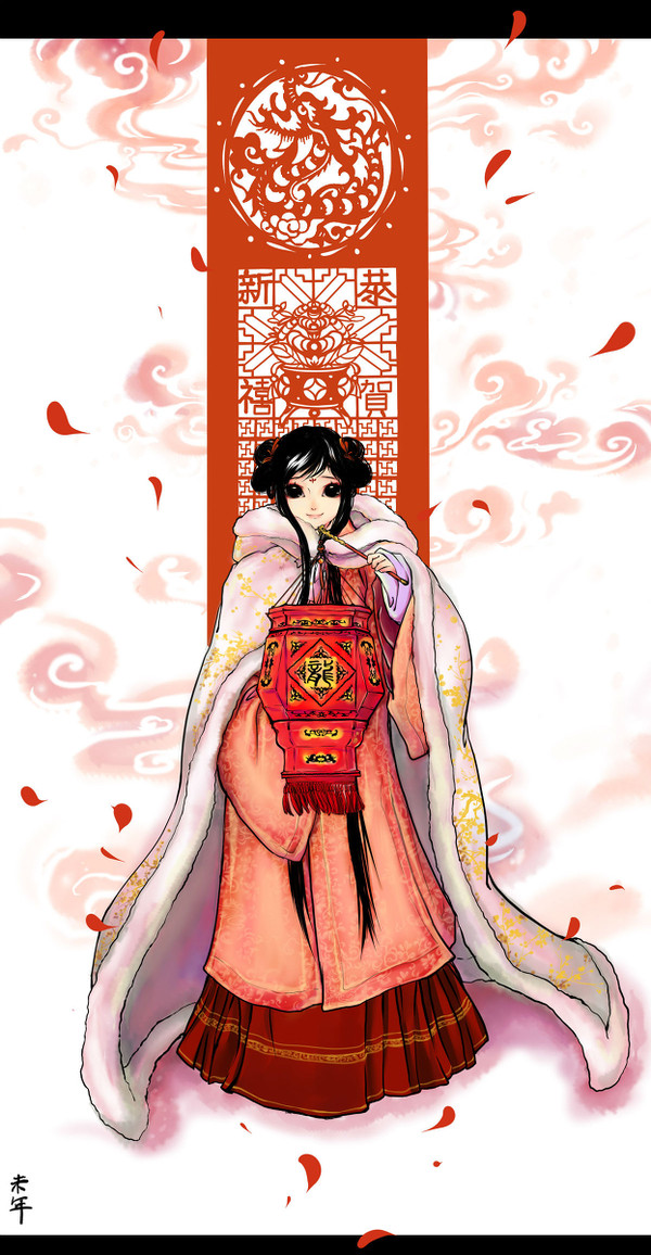 （中国）龙年贺图——作者：辛未年