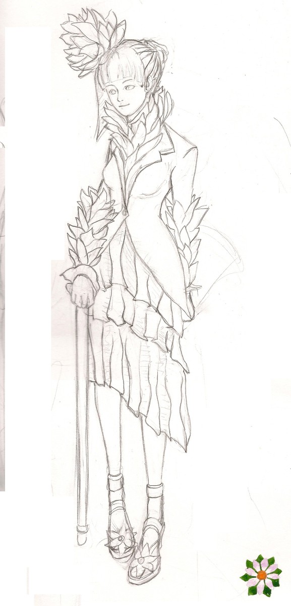 ラベンダ擬人化