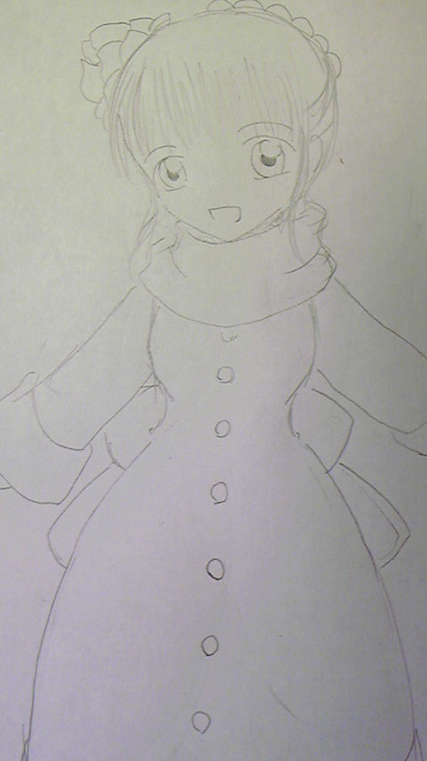 描き溜めていたのを上げてみた（鉛筆ラフ絵）