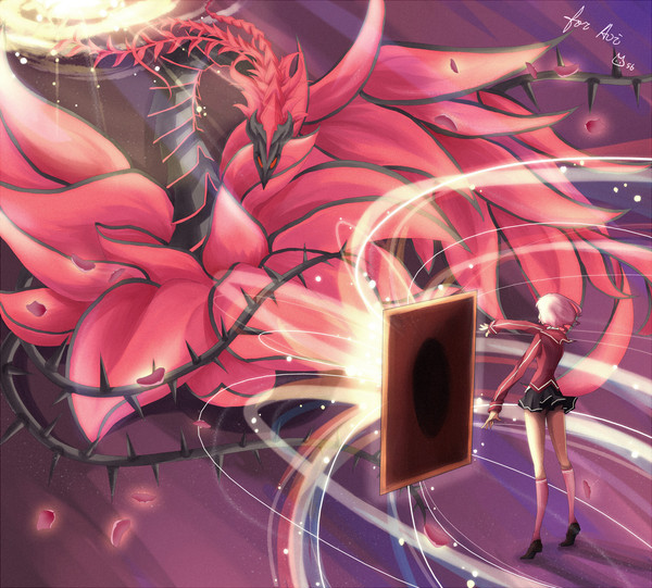 black rose dragon