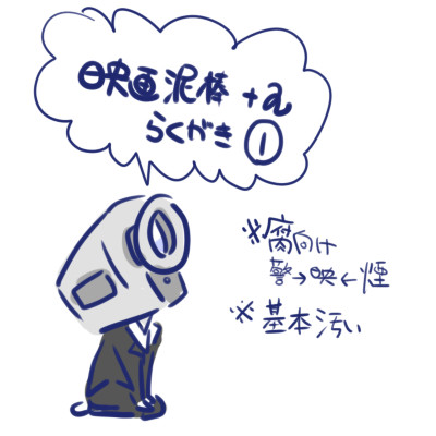 【腐】映画泥棒＋αらくがき①
