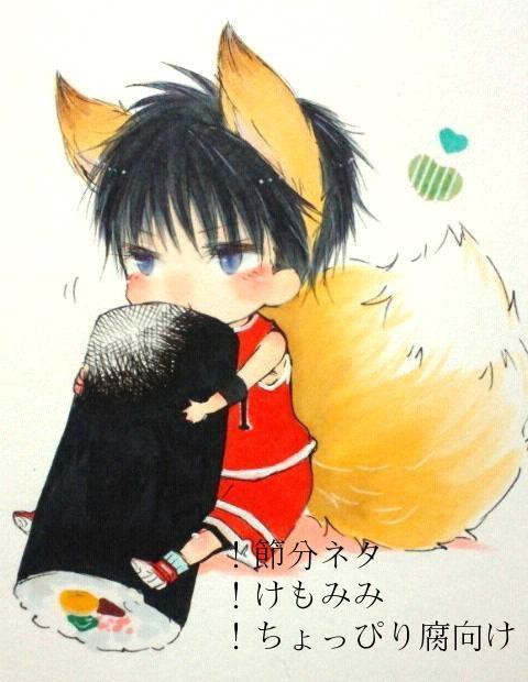 きつねるかわと恵方巻き(ちょっと腐向け)