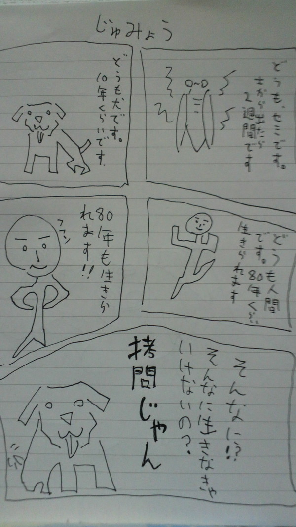 じゅみょう　【漫画】
