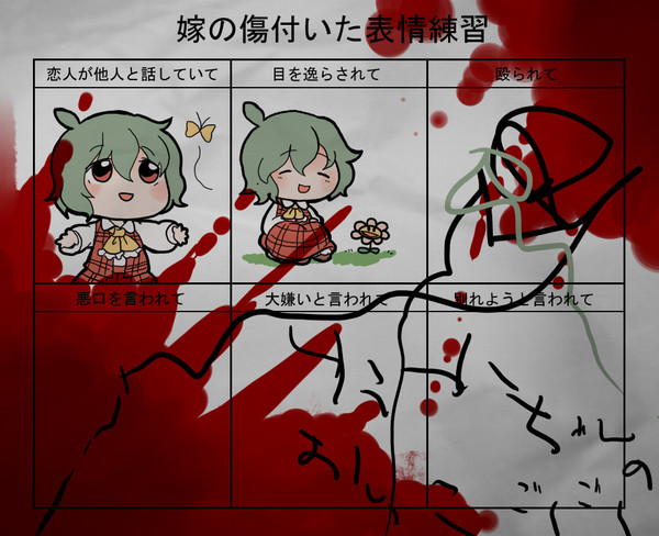 ゆうかちゃんを傷付けて見た！
