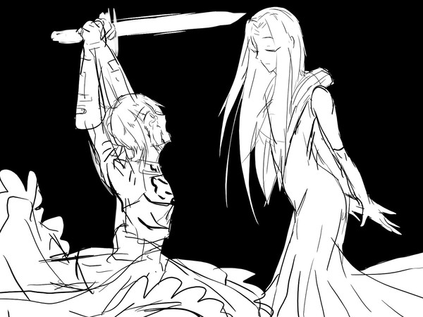 【百合】騎士と姫