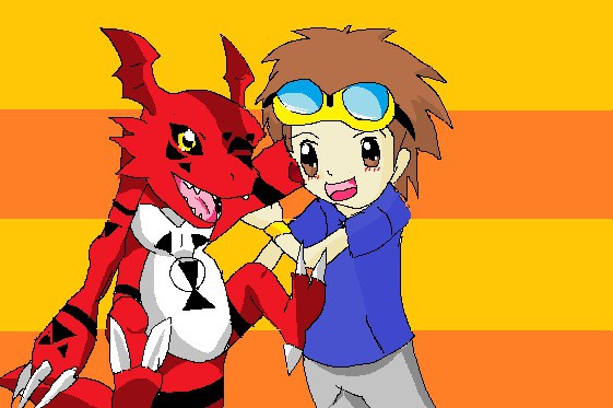 ギルモンと啓人
