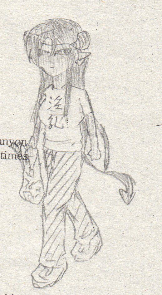 ｸｯｿ家庭的な明日田さん(らくがき)