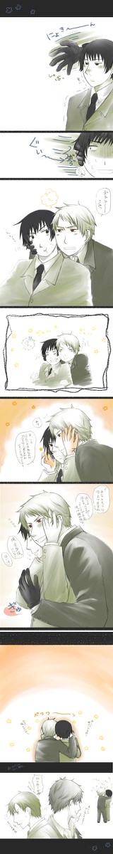 【ヘタリア腐・普日】寒くてホッペが離れません