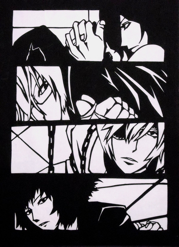 【切り絵】ストプラ#96扉