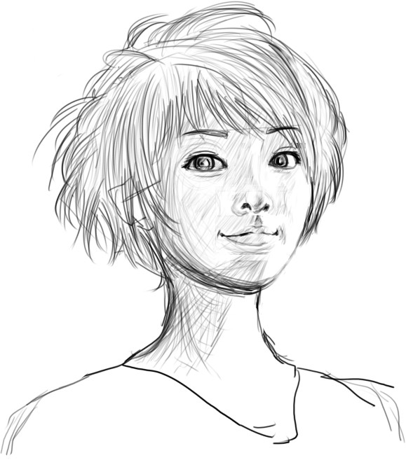 落書きで単色