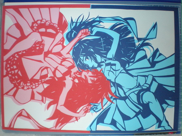 【切り絵】ツヴァイウィング彫ってみた【戦姫絶唱シンフォギア】
