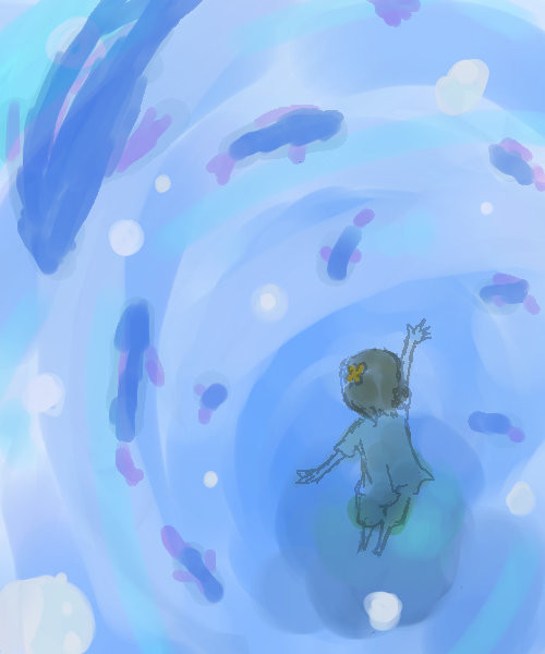 水の中