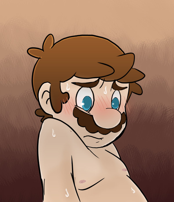 Shirtless Mario 裸マリオ