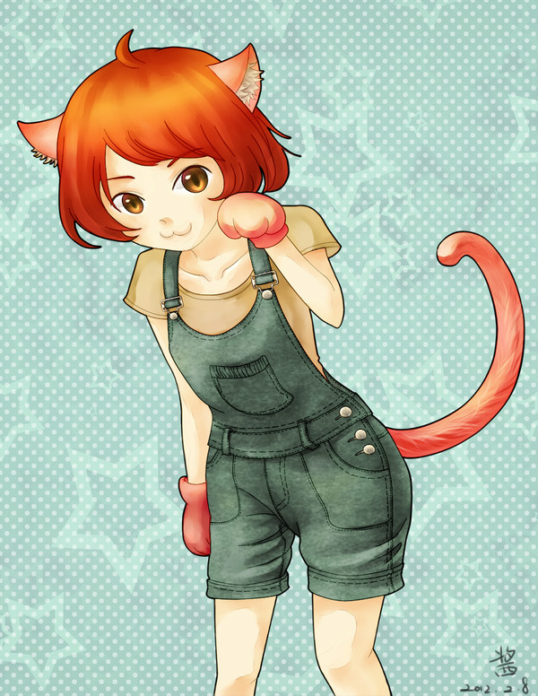 猫妹子。