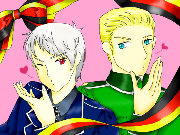 Ｗ投げキッス♪