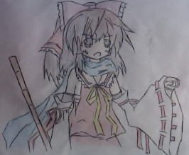 手書き：霊夢