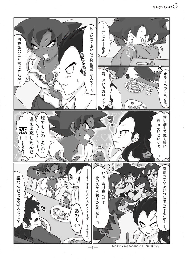 【牛蒡家の小話】りんごのほっぺ