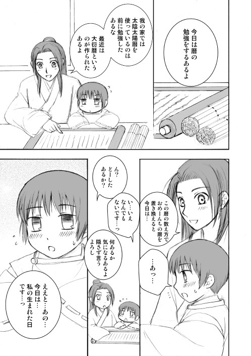 日本さんのお誕生日まんが(中×日)