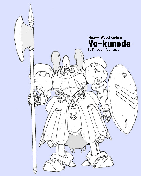 むかし描いたゴーレムその6