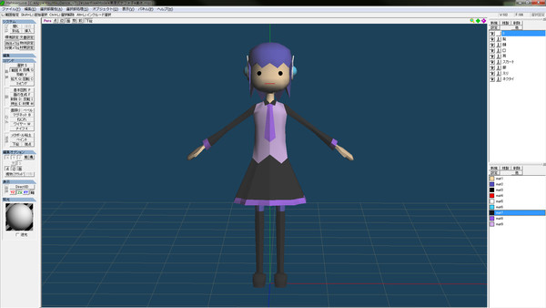 栗原式改デフォ子さん作ってみた