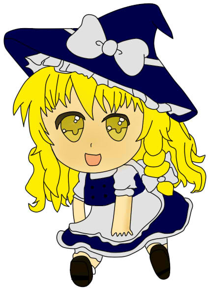 ラバーキーホルダー魔理沙