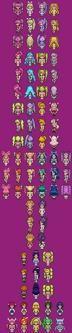 ロマサガっぽく描いた二十三キュア+五人五キュア
