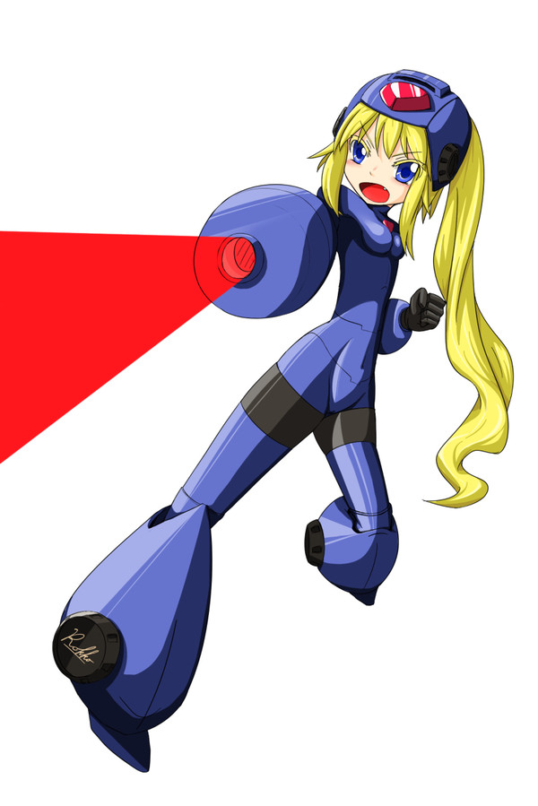 青スーツの子