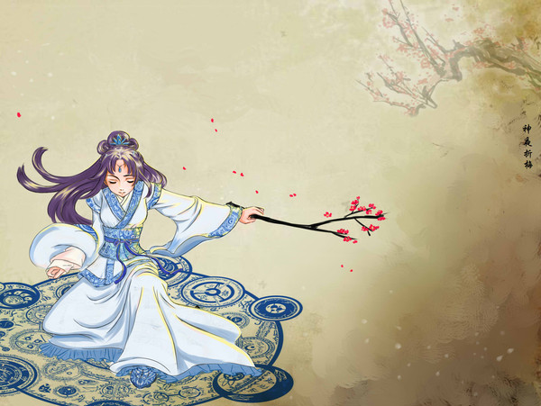 神夜折梅