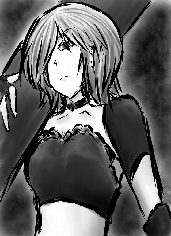 雑賀孫市　初描き