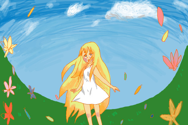 お花と少女