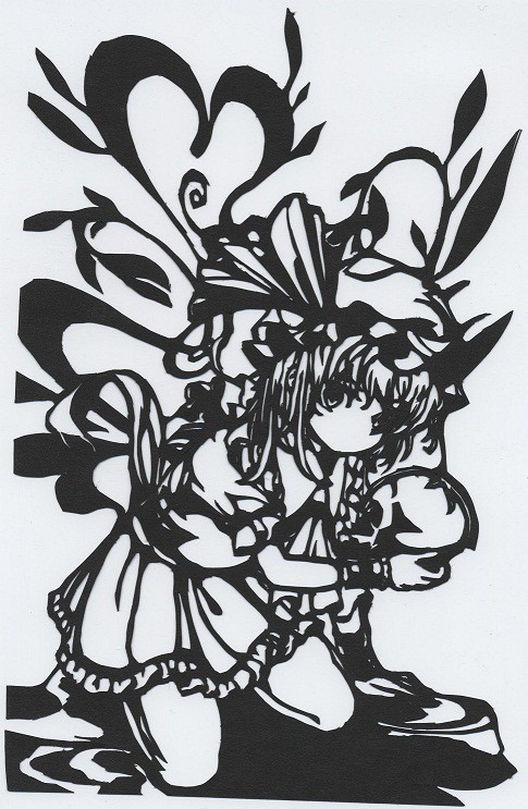 切り絵 東方 フランドール