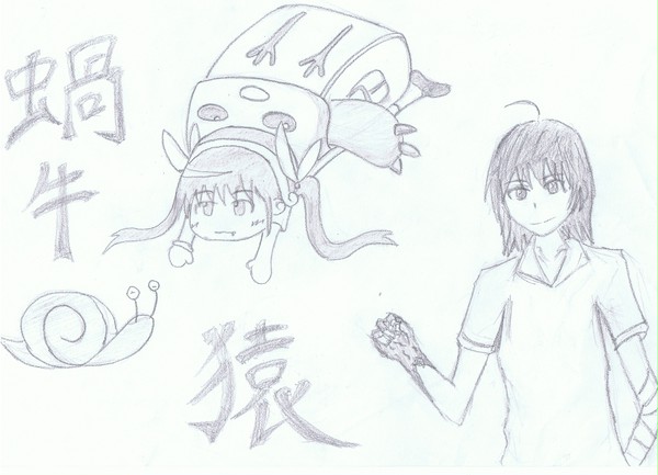 化物語　八九寺真宵&神原駿河