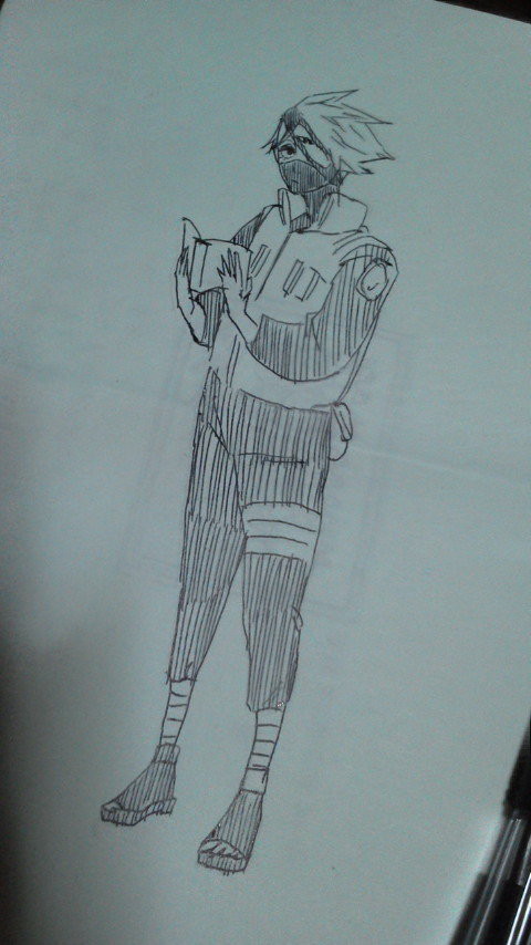 落書きカカシ2
