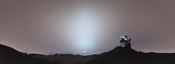 火星の夕焼け