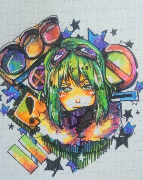 蛍光ペンで落書きｼﾘｰｽﾞ