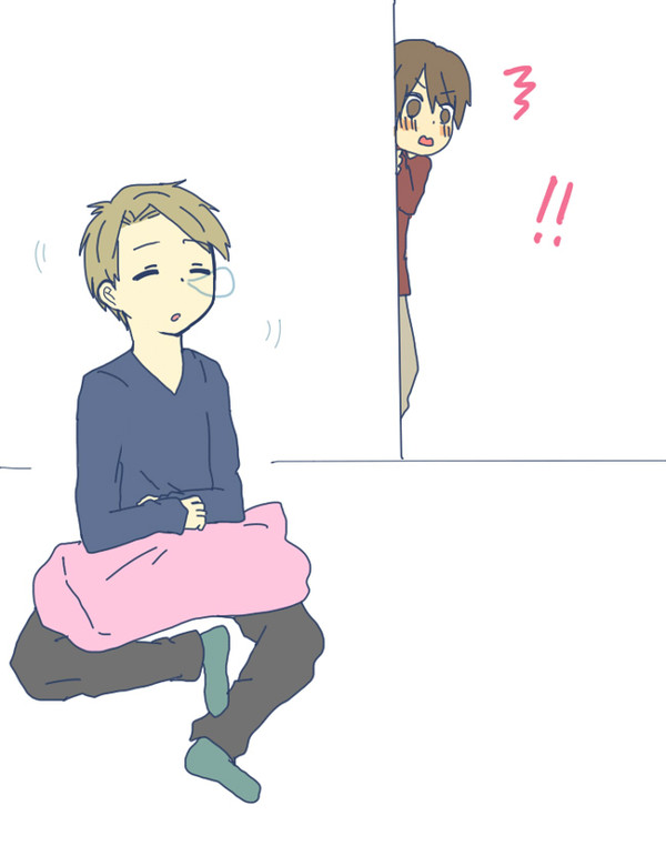 あっ、いちろーくんが寝てる!