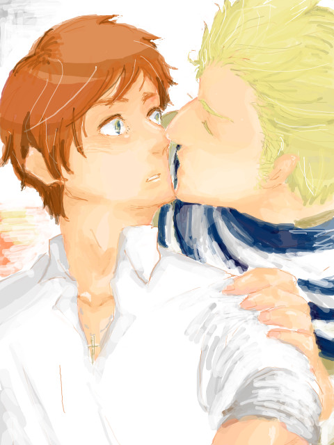 キスをした