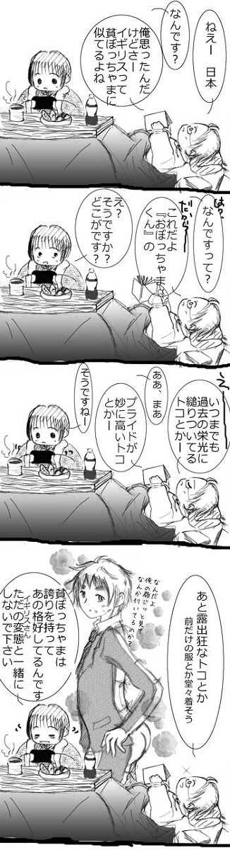 日と米がダラダラしてる話