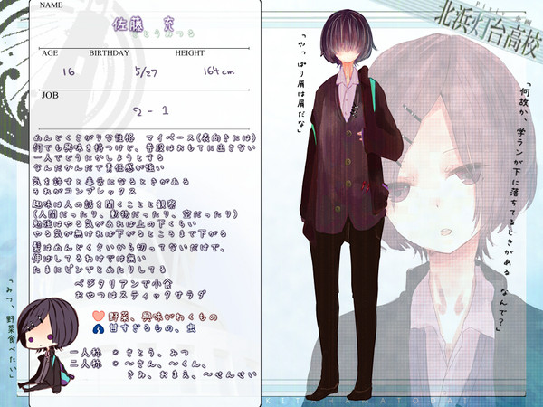 【北高】 佐藤 充 【キャラシ】