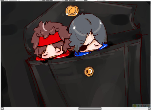 蒼紅-Coat pocket