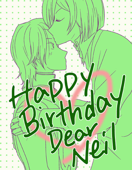 【00腐向】ニール誕生日おめでとうニルティエ