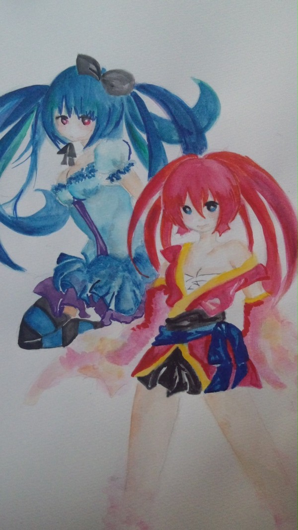 赤と青