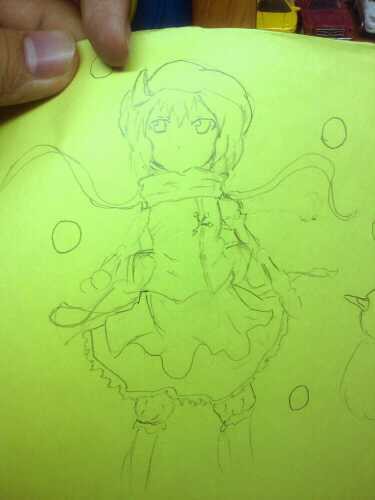 下手ながらもレティさん書いてみた