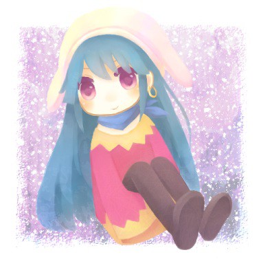 帽子もふもふ