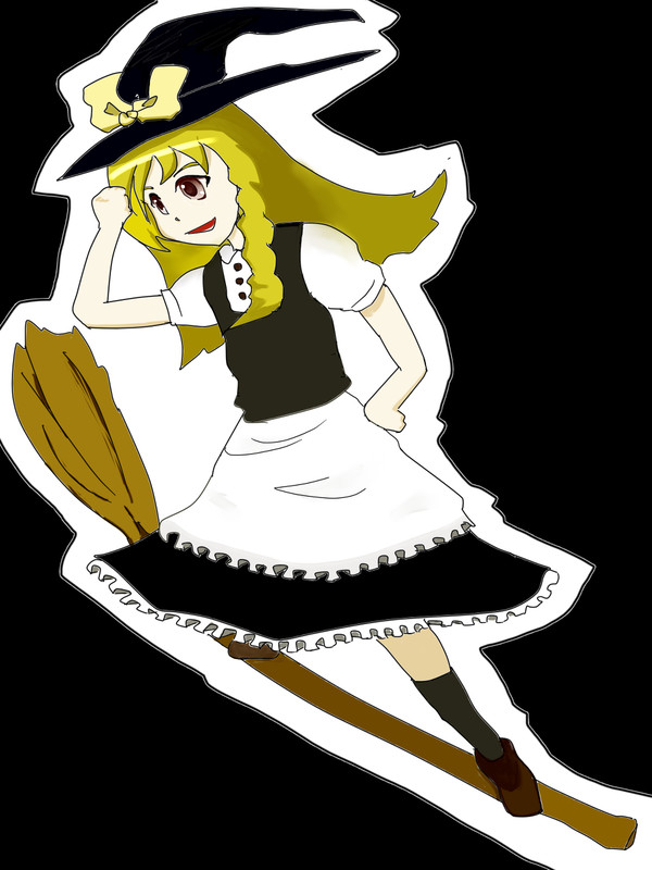 練習　魔理沙