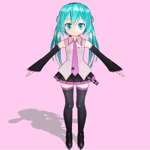 ゆきはね式ミクをぷち化してみた