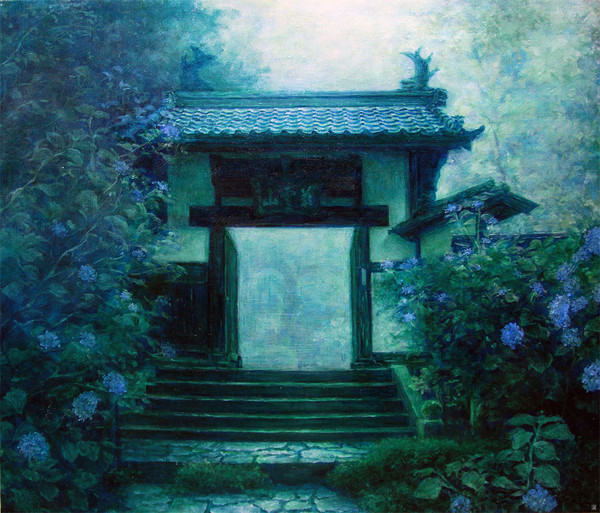 深碧の紫陽花寺