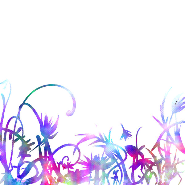 素材フリー　透過済み　草花
